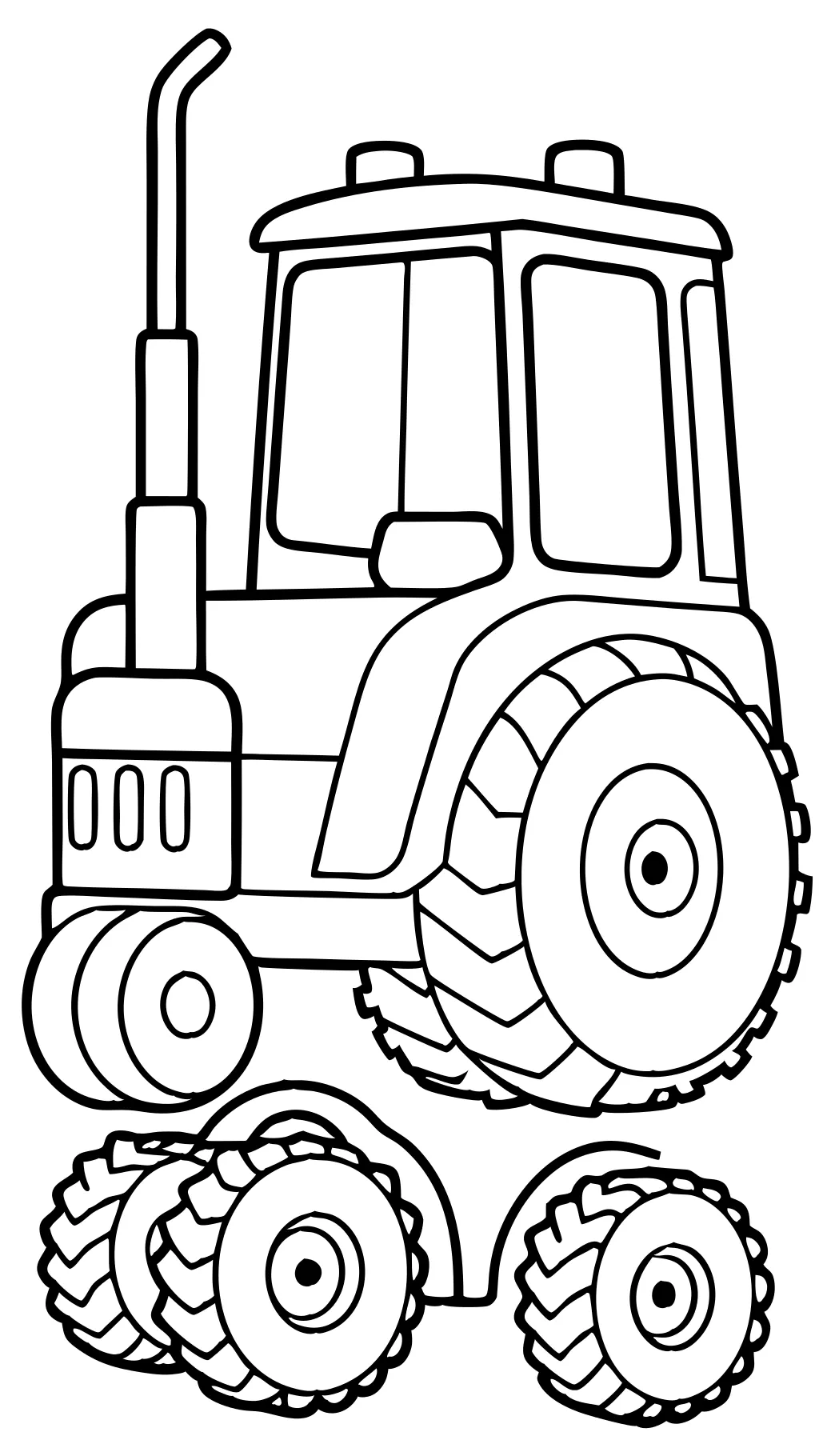 tractors coloring pages